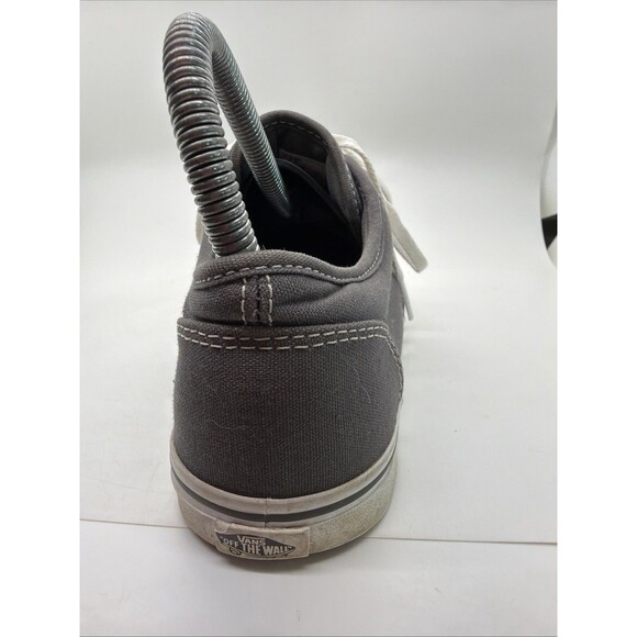 Vans Womens Off The Wall Skate Shoes Gray 721356 Low Top Canvas Lace Up 7 - Picture 5 of 12